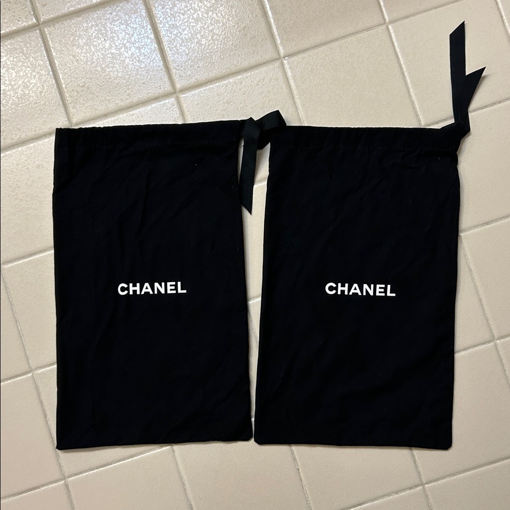 Chanel shoe dust bags 2 pc.
